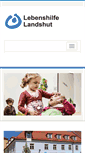 Mobile Screenshot of lebenshilfe-landshut.de